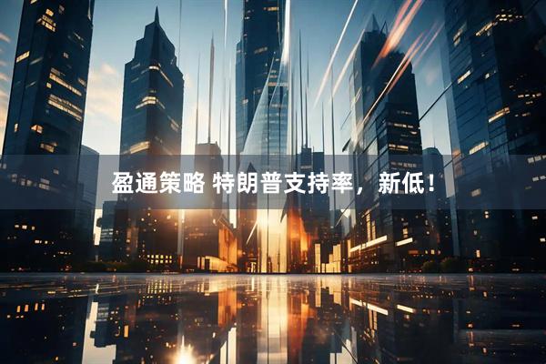 盈通策略 特朗普支持率，新低！